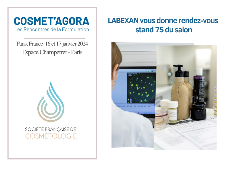 Rencontrez Labexan au salon de formulation cosmétique cosmet'agora 2024