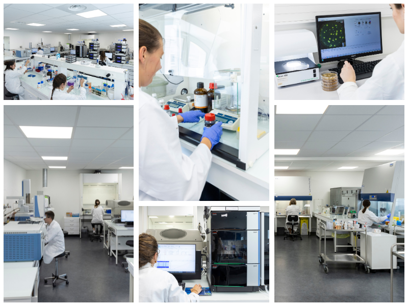 Laboratoire équipe à l'écoute. Dynamique et performante